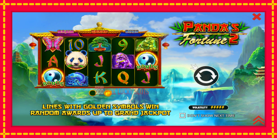 Pandas Fortune 2: สล็อตแมชชีนพร้อมกราฟิกที่ทันสมัย, รูปภาพ 1