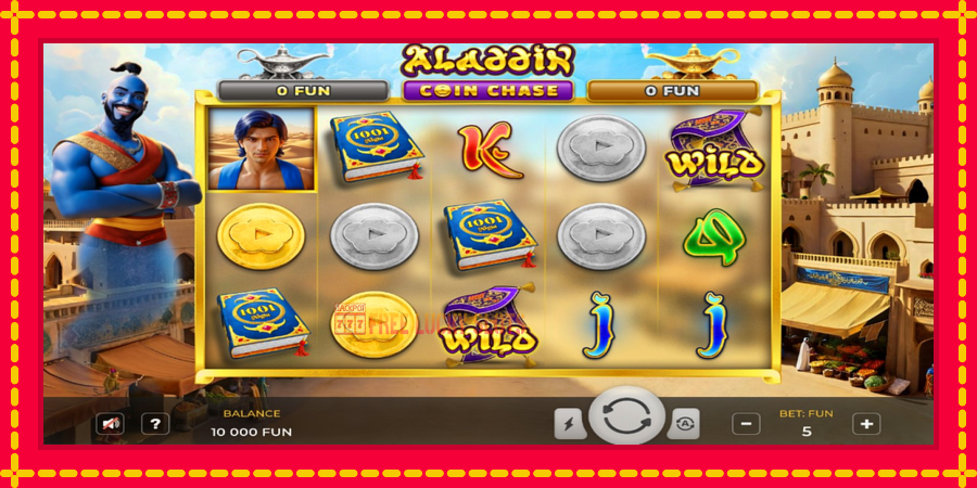 Aladdin Coin Chase: สล็อตแมชชีนพร้อมกราฟิกที่ทันสมัย, รูปภาพ 1