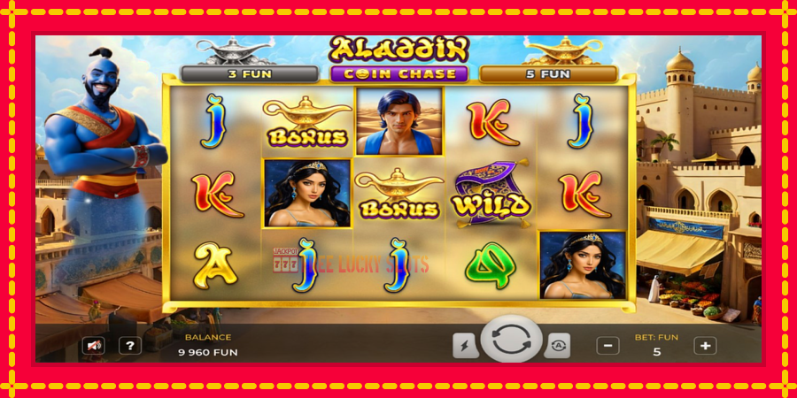 Aladdin Coin Chase: สล็อตแมชชีนพร้อมกราฟิกที่ทันสมัย, รูปภาพ 3