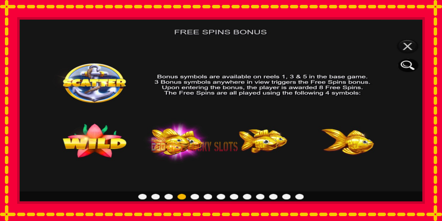 Gold Fishy Free Spins: สล็อตแมชชีนพร้อมกราฟิกที่ทันสมัย, รูปภาพ 5