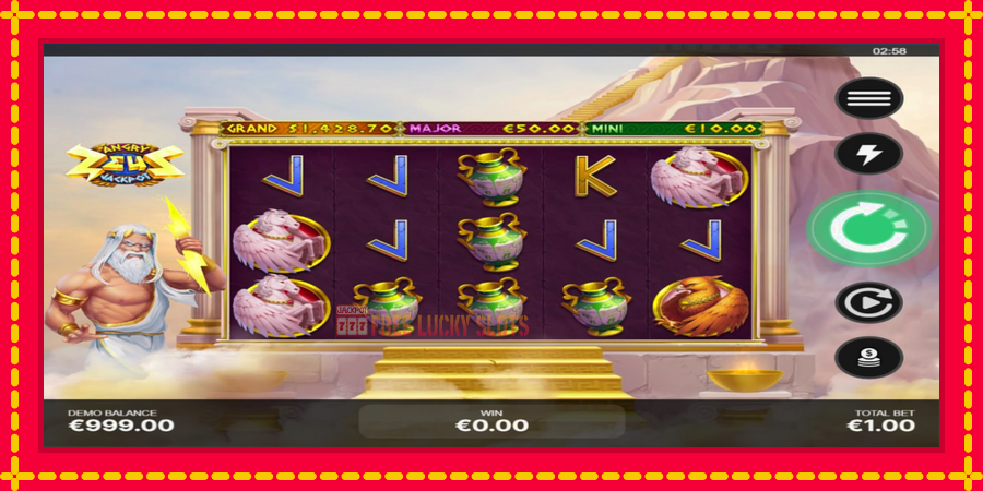 Angry Zeus Jackpot: สล็อตแมชชีนพร้อมกราฟิกที่ทันสมัย, รูปภาพ 2