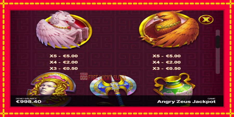 Angry Zeus Jackpot: สล็อตแมชชีนพร้อมกราฟิกที่ทันสมัย, รูปภาพ 5