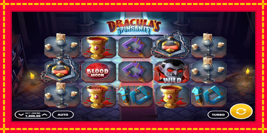 Draculas Spinsanity: สล็อตแมชชีนพร้อมกราฟิกที่ทันสมัย, รูปภาพ 1