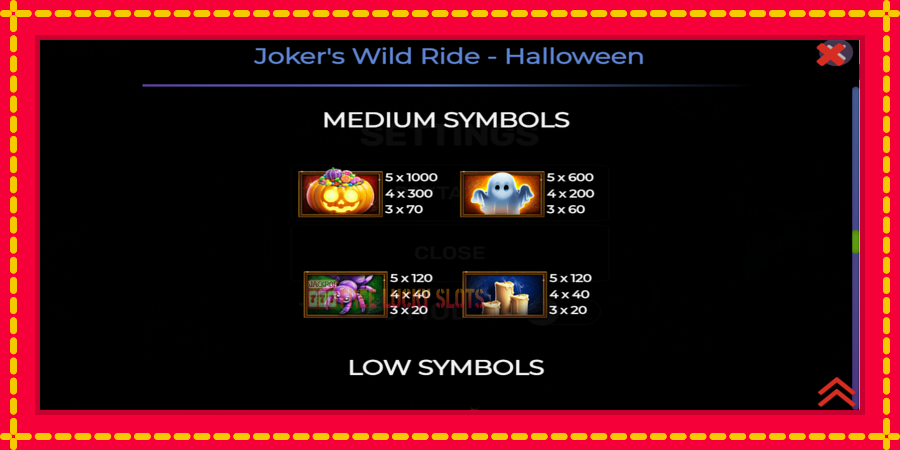 Jokers Wild Ride Halloween: สล็อตแมชชีนพร้อมกราฟิกที่ทันสมัย, รูปภาพ 5