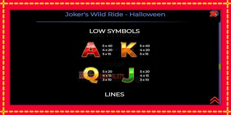 Jokers Wild Ride Halloween: สล็อตแมชชีนพร้อมกราฟิกที่ทันสมัย, รูปภาพ 6