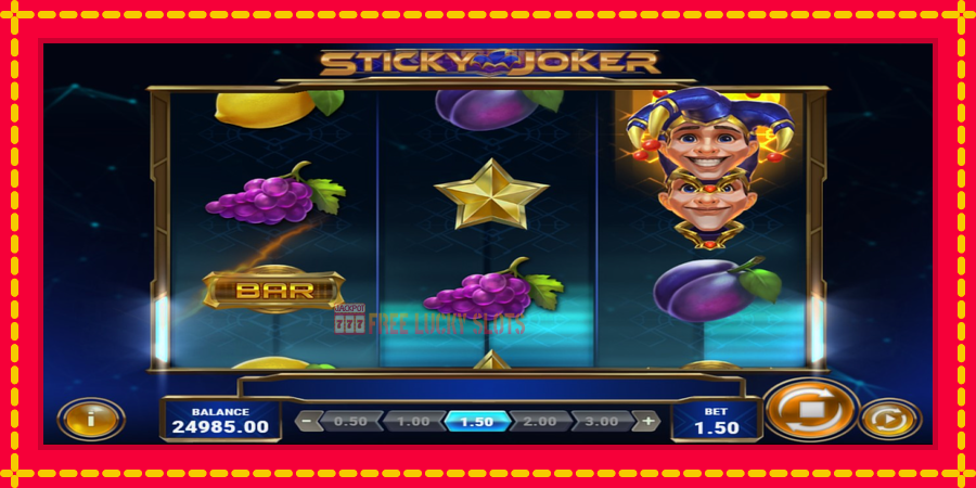 Sticky Joker: สล็อตแมชชีนพร้อมกราฟิกที่ทันสมัย, รูปภาพ 3