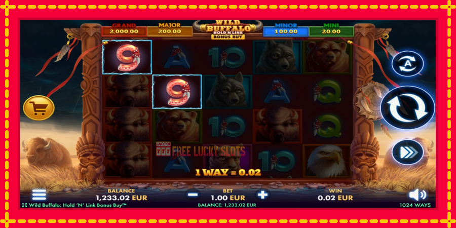 Wild Buffalo Hold N Link Bonus Buy: สล็อตแมชชีนพร้อมกราฟิกที่ทันสมัย, รูปภาพ 3