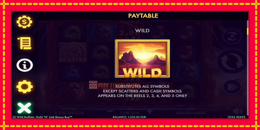 Wild Buffalo Hold N Link Bonus Buy: สล็อตแมชชีนพร้อมกราฟิกที่ทันสมัย, รูปภาพ 5