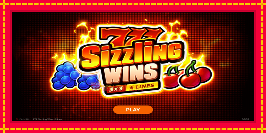 777 Sizzling Wins: 5 Lines: สล็อตแมชชีนพร้อมกราฟิกที่ทันสมัย, รูปภาพ 1