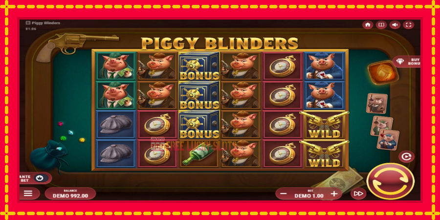 Piggy Blinders: สล็อตแมชชีนพร้อมกราฟิกที่ทันสมัย, รูปภาพ 3