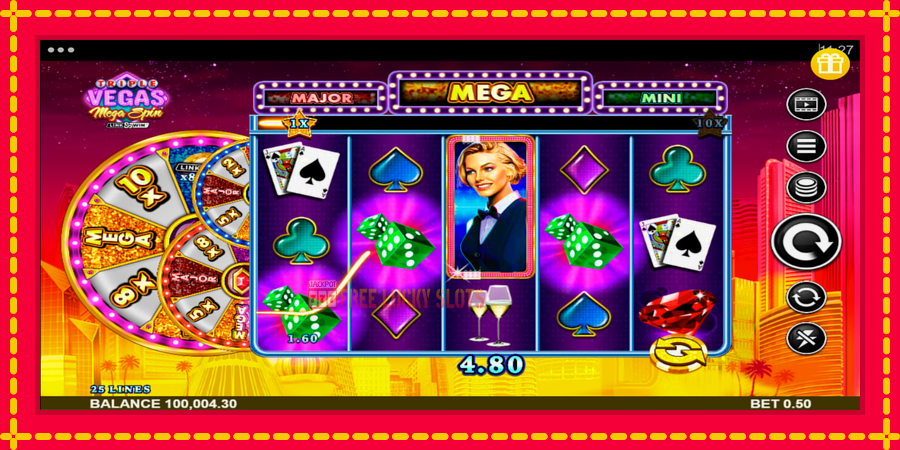 Triple Vegas Mega Spin: สล็อตแมชชีนพร้อมกราฟิกที่ทันสมัย, รูปภาพ 2