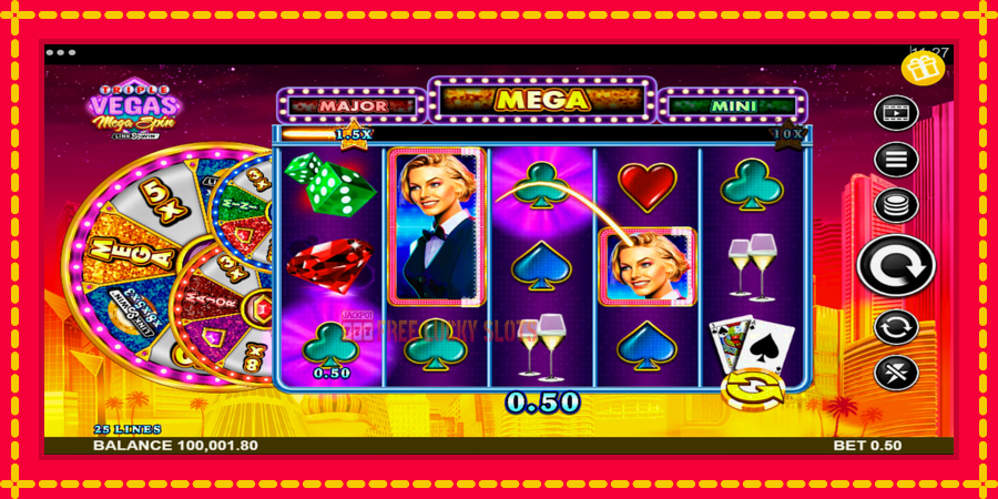 Triple Vegas Mega Spin: สล็อตแมชชีนพร้อมกราฟิกที่ทันสมัย, รูปภาพ 4