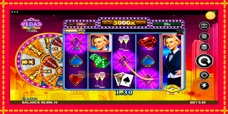 Triple Vegas Mega Spin: สล็อตแมชชีนพร้อมกราฟิกที่ทันสมัย, รูปภาพ 5