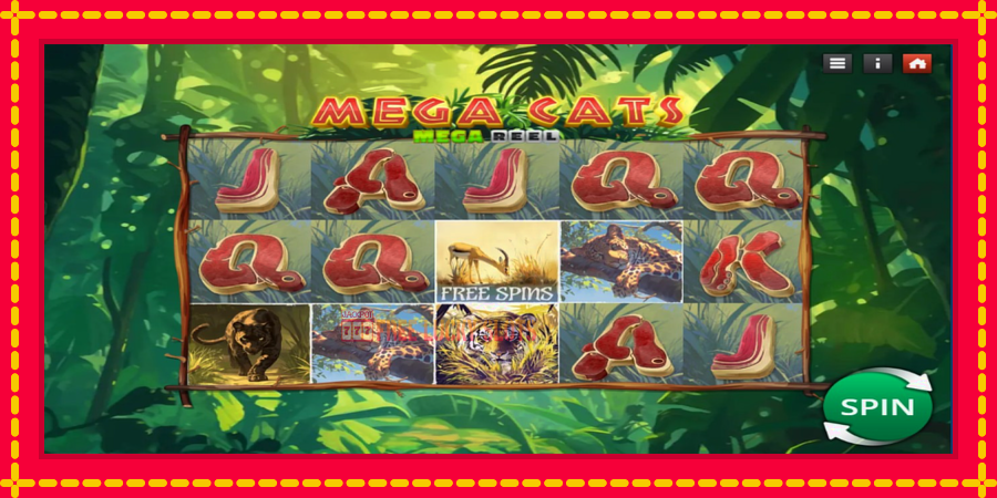 Mega Cats Mega Reel: สล็อตแมชชีนพร้อมกราฟิกที่ทันสมัย, รูปภาพ 1