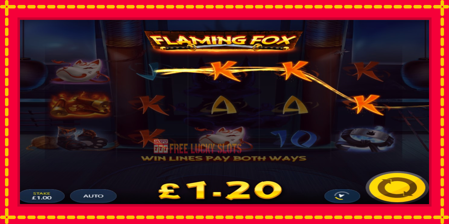 Flaming Fox: สล็อตแมชชีนพร้อมกราฟิกที่ทันสมัย, รูปภาพ 3