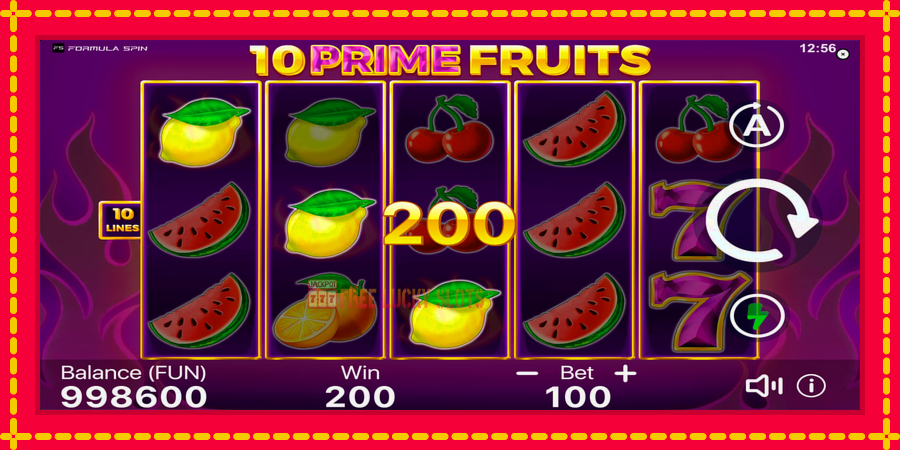 10 Prime Fruits: สล็อตแมชชีนพร้อมกราฟิกที่ทันสมัย, รูปภาพ 3