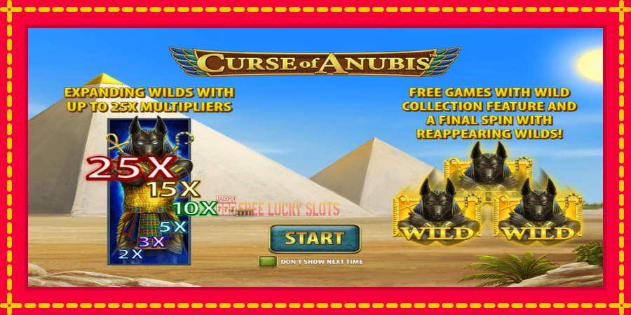 Curse of Anubis: สล็อตแมชชีนพร้อมกราฟิกที่ทันสมัย, รูปภาพ 1