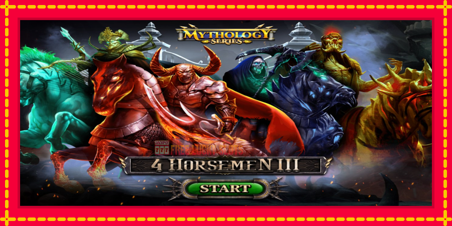 4 Horsemen III: สล็อตแมชชีนพร้อมกราฟิกที่ทันสมัย, รูปภาพ 1