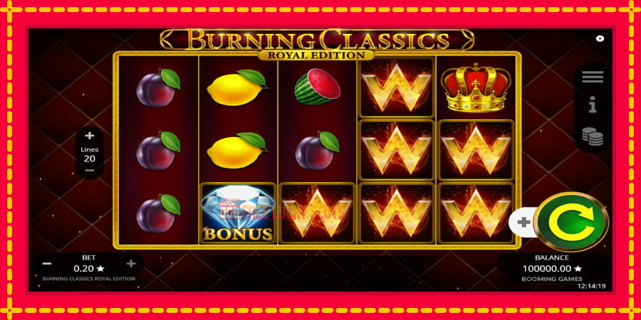 Burning Classics Royal Edition: สล็อตแมชชีนพร้อมกราฟิกที่ทันสมัย, รูปภาพ 2