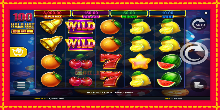 100 Hold Hot Hold and Win: สล็อตแมชชีนพร้อมกราฟิกที่ทันสมัย, รูปภาพ 2