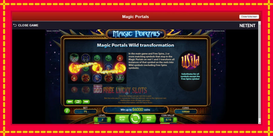 Magic Portals: สล็อตแมชชีนพร้อมกราฟิกที่ทันสมัย, รูปภาพ 5