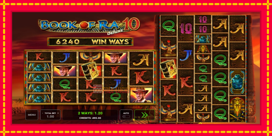 Book of Ra Deluxe 10 Win Ways: สล็อตแมชชีนพร้อมกราฟิกที่ทันสมัย, รูปภาพ 2