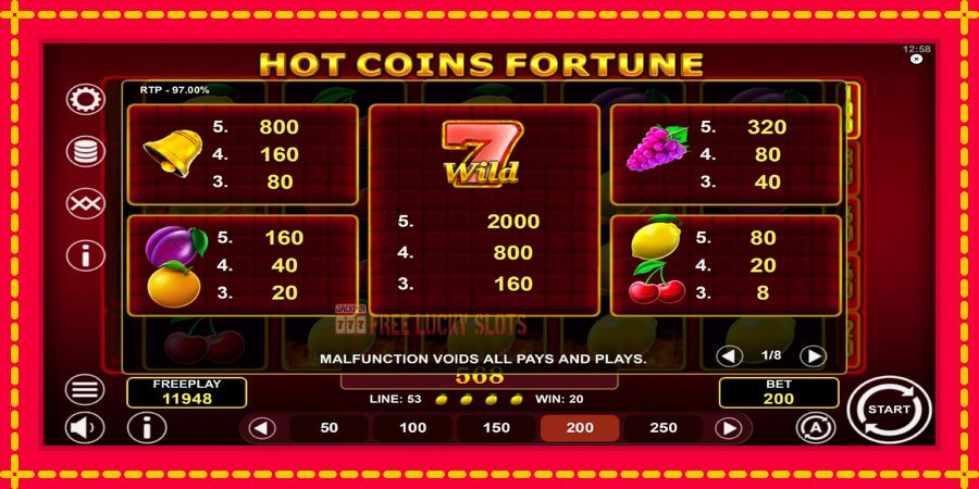 Hot Coins Fortune: สล็อตแมชชีนพร้อมกราฟิกที่ทันสมัย, รูปภาพ 5