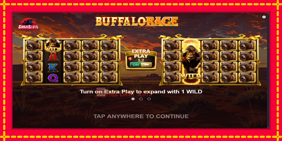 Buffalo Rage: สล็อตแมชชีนพร้อมกราฟิกที่ทันสมัย, รูปภาพ 1