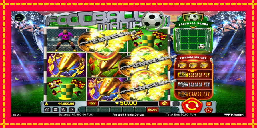 Football Mania Deluxe: สล็อตแมชชีนพร้อมกราฟิกที่ทันสมัย, รูปภาพ 3