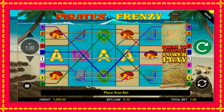 Pirates Frenzy: สล็อตแมชชีนพร้อมกราฟิกที่ทันสมัย, รูปภาพ 1