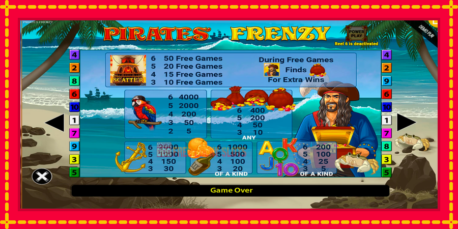 Pirates Frenzy: สล็อตแมชชีนพร้อมกราฟิกที่ทันสมัย, รูปภาพ 6