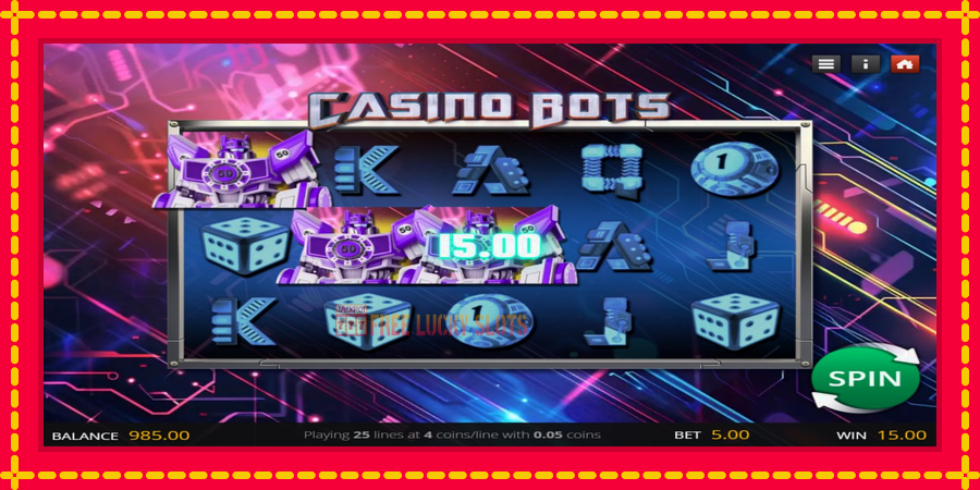 Casino Bots: สล็อตแมชชีนพร้อมกราฟิกที่ทันสมัย, รูปภาพ 2