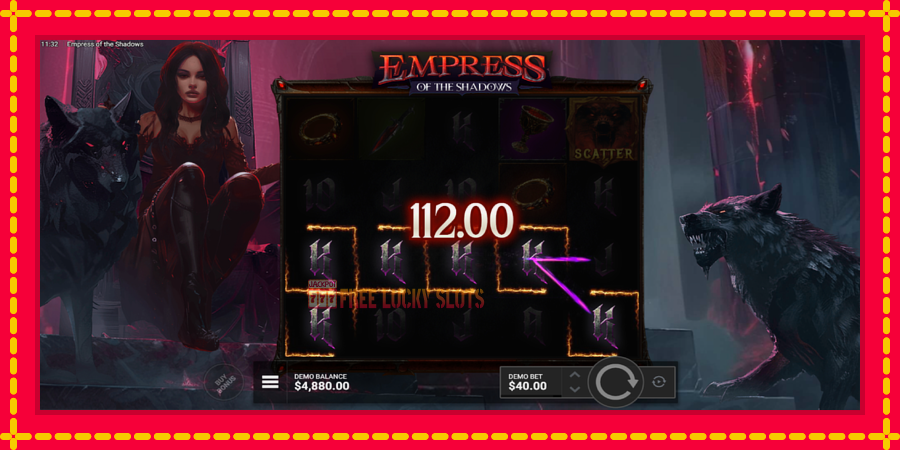 Empress of the Shadows: สล็อตแมชชีนพร้อมกราฟิกที่ทันสมัย, รูปภาพ 3