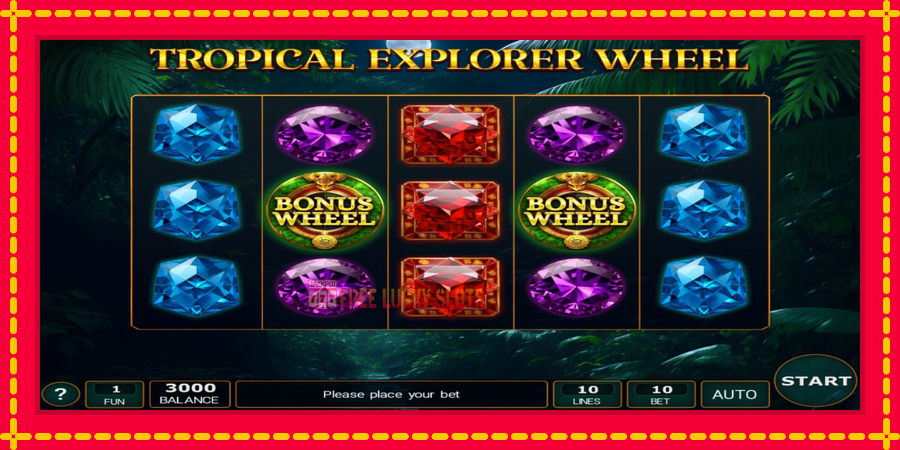 Tropical Explorer Wheel: สล็อตแมชชีนพร้อมกราฟิกที่ทันสมัย, รูปภาพ 1