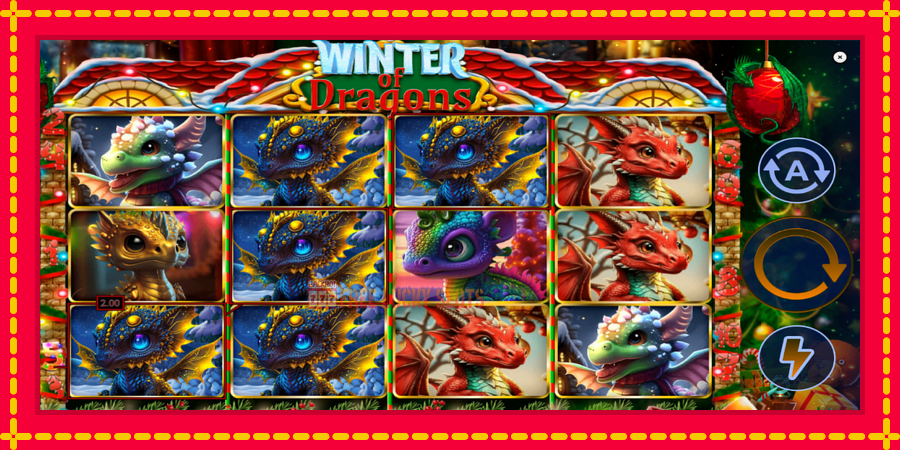 Winter of Dragons: สล็อตแมชชีนพร้อมกราฟิกที่ทันสมัย, รูปภาพ 2