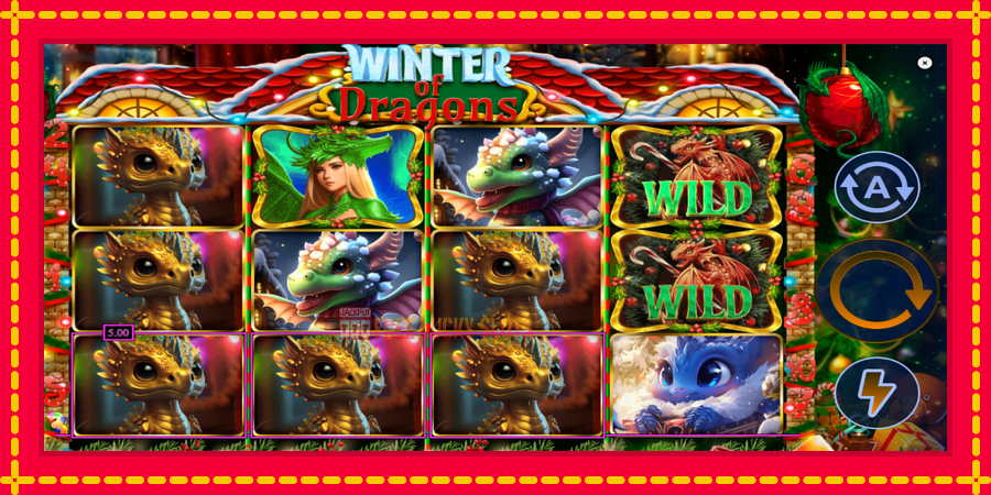 Winter of Dragons: สล็อตแมชชีนพร้อมกราฟิกที่ทันสมัย, รูปภาพ 3