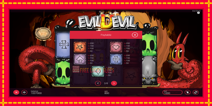 Evil Devil: สล็อตแมชชีนพร้อมกราฟิกที่ทันสมัย, รูปภาพ 6