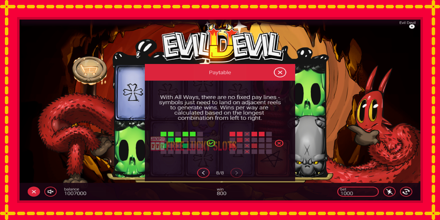 Evil Devil: สล็อตแมชชีนพร้อมกราฟิกที่ทันสมัย, รูปภาพ 7