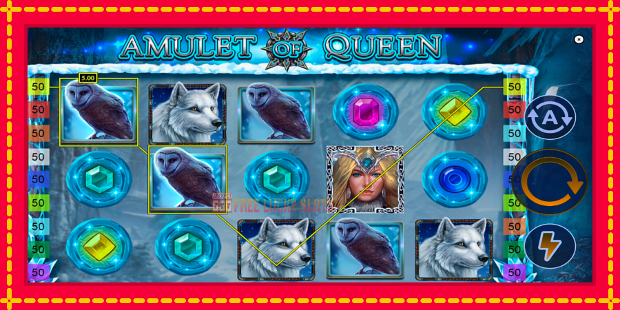 Amulet of Queen: สล็อตแมชชีนพร้อมกราฟิกที่ทันสมัย, รูปภาพ 3