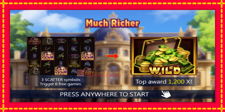 Much Richer: สล็อตแมชชีนพร้อมกราฟิกที่ทันสมัย, รูปภาพ 1