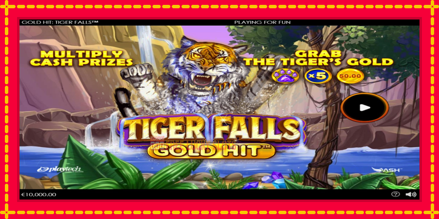 Gold Hit: Tiger Falls: สล็อตแมชชีนพร้อมกราฟิกที่ทันสมัย, รูปภาพ 1