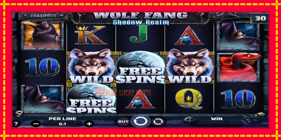 Wolf Fang - Shadow Realm: สล็อตแมชชีนพร้อมกราฟิกที่ทันสมัย, รูปภาพ 1