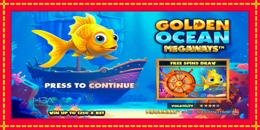 Golden Ocean Megaways: สล็อตแมชชีนพร้อมกราฟิกที่ทันสมัย, รูปภาพ 1