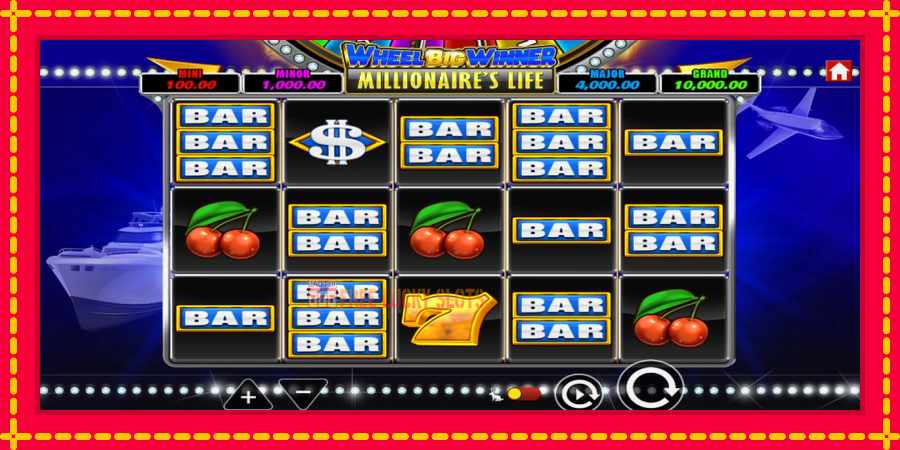 Wheel Big Winner Millionaires Life: สล็อตแมชชีนพร้อมกราฟิกที่ทันสมัย, รูปภาพ 1