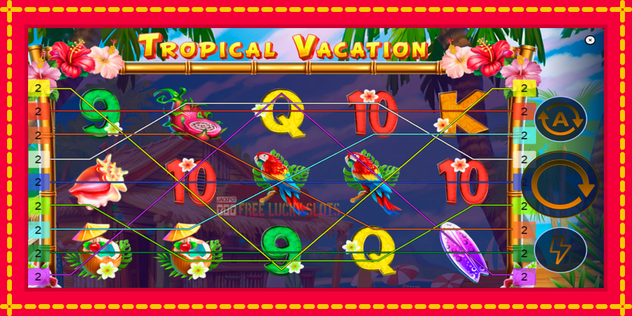 Tropical Vacation: สล็อตแมชชีนพร้อมกราฟิกที่ทันสมัย, รูปภาพ 1