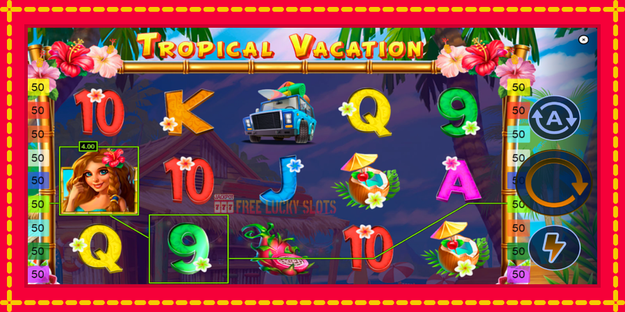 Tropical Vacation: สล็อตแมชชีนพร้อมกราฟิกที่ทันสมัย, รูปภาพ 2