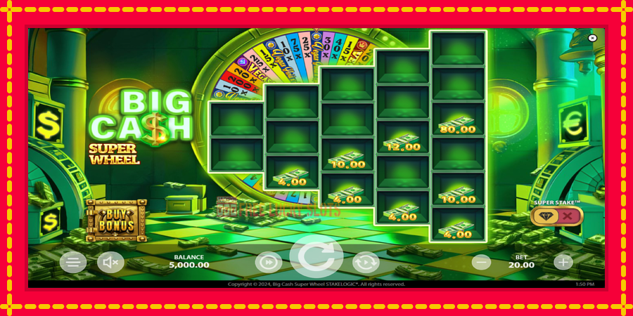 Big Cash Super Wheel: สล็อตแมชชีนพร้อมกราฟิกที่ทันสมัย, รูปภาพ 3