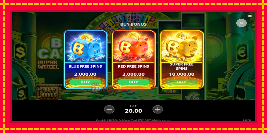 Big Cash Super Wheel: สล็อตแมชชีนพร้อมกราฟิกที่ทันสมัย, รูปภาพ 4