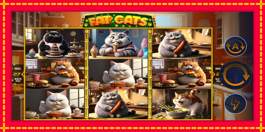 Fat Cats: สล็อตแมชชีนพร้อมกราฟิกที่ทันสมัย, รูปภาพ 2