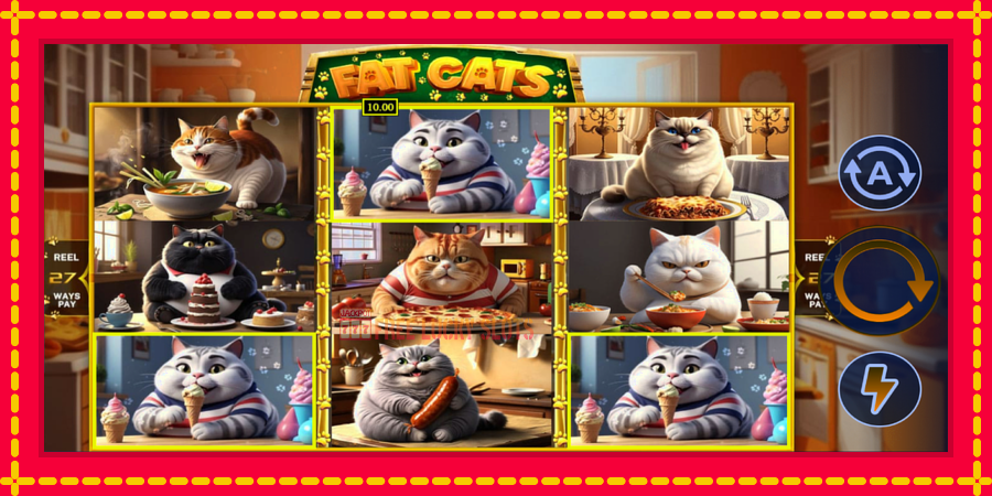 Fat Cats: สล็อตแมชชีนพร้อมกราฟิกที่ทันสมัย, รูปภาพ 3